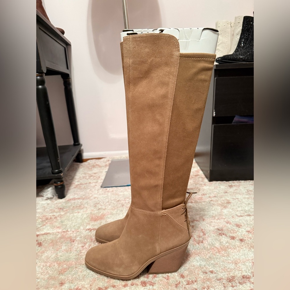 Lucky Brand Tan Over the Knee Boots